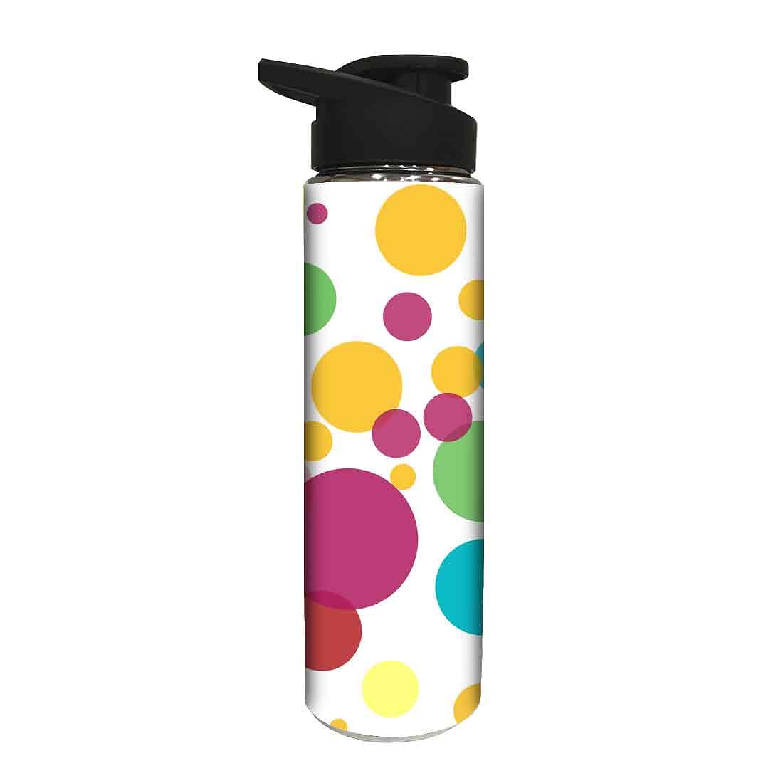 Stainless Steel Sipper Bottle -  Colorful Dots Nutcase