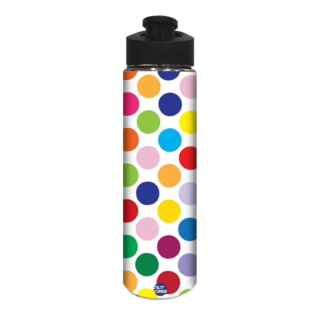 Stainless Steel Water Bottle -  Dots with Background Nutcase