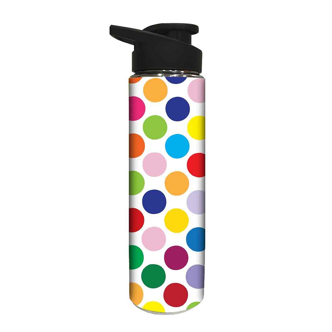 Stainless Steel Water Bottle -  Dots with Background Nutcase