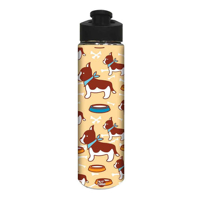 Designer Stainless Steel Sipper Bottle -  Cute Dog Nutcase