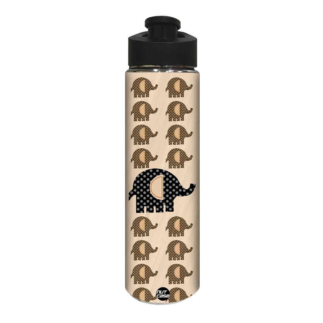 Designer Sipper Bottle for Kids -  Elephants Nutcase