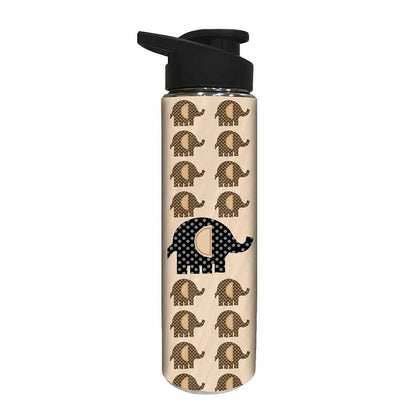 Designer Sipper Bottle for Kids -  Elephants Nutcase