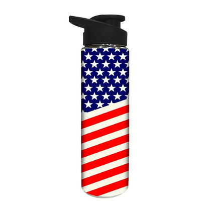 Designer Stainless Steel Sipper Bottle -  Flag of The United States Nutcase