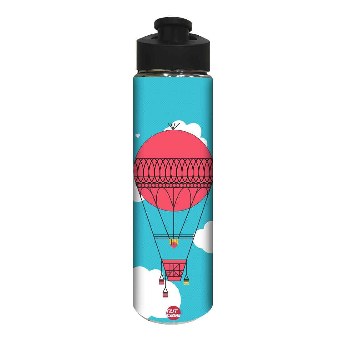 Designer Sipper Bottle for Kids -  Hot Air Balloon Nutcase