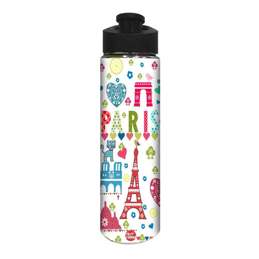 Designer Sipper Bottle for Kids -  Love Paris Nutcase