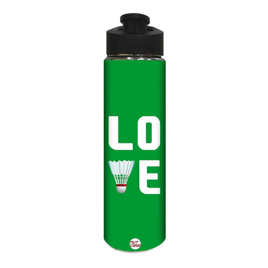 Birthday Return Gifts Ideas for Kids Water Bottle - Love Shuttlecock Nutcase