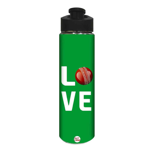 Stainless Steel Sports Bottle for Boy - Love Cricket Nutcase