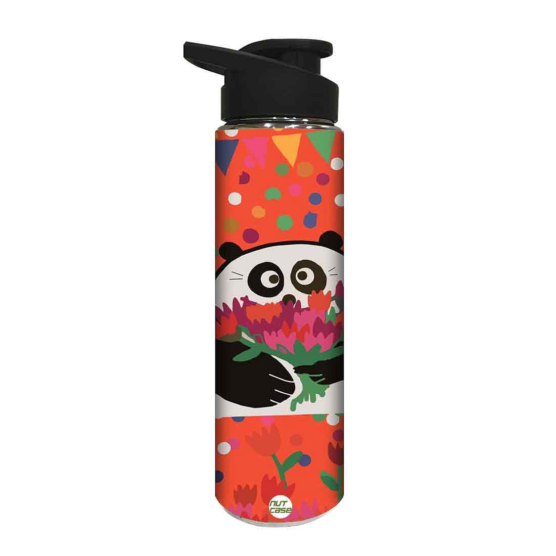 Sipper Stainless Water Bottle for Boy - Cute Panda Nutcase