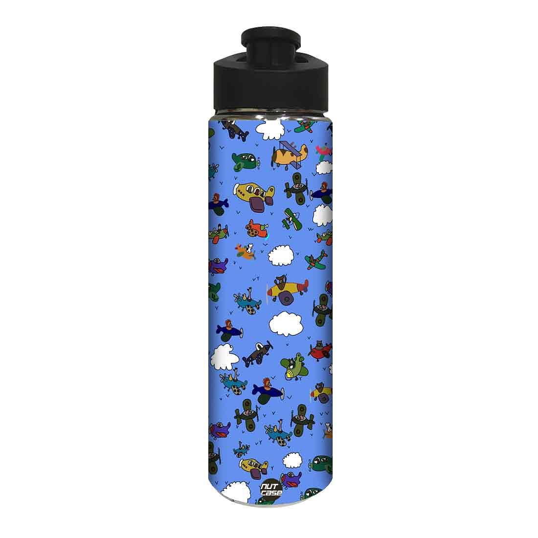 Designer Stainless Steel Water Bottle -  Aircraft Nutcase