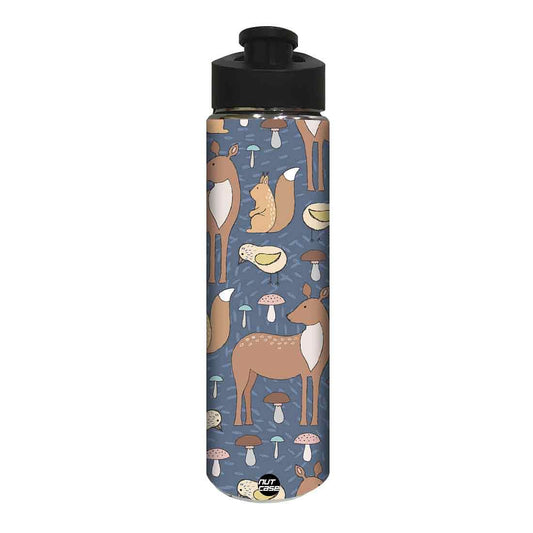 Stainless Steel Water Bottle -  Chick and Mushroom Nutcase