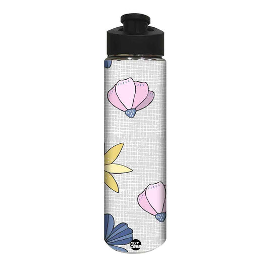 Stainless Steel Sipper Bottle -  Pink Floral Nutcase