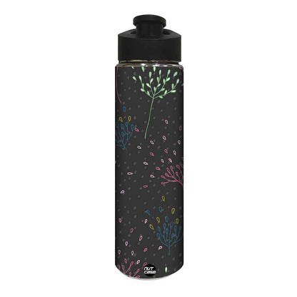 Designer Sipper Bottle for Kids -  Beautiful Green Leaf Nutcase