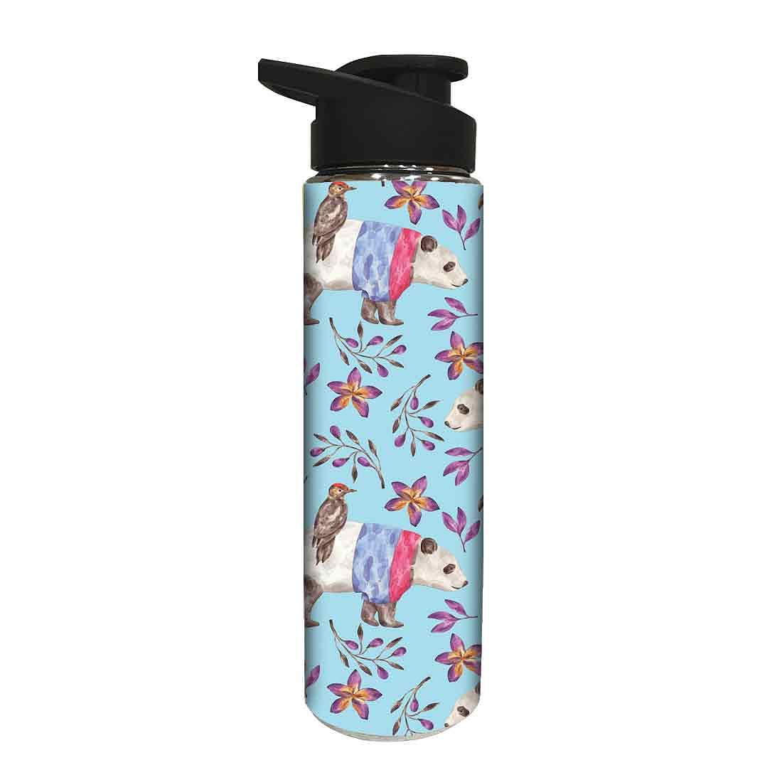 Designer Sipper Bottle for Kids -  Bird and Flower Nutcase