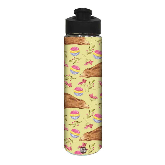 Stainless Steel Water Bottle -  Bear and Ball Nutcase