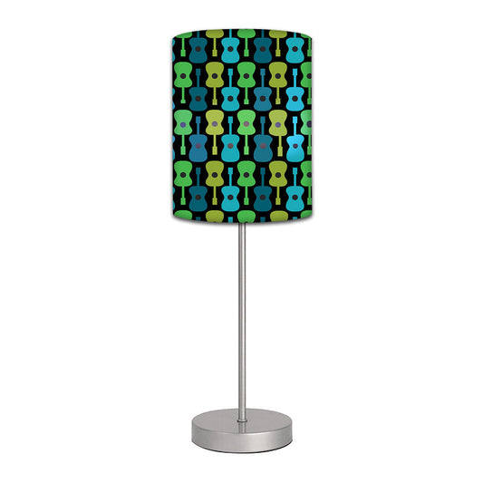 Stainless Steel Table Lamp For Living Room Bedroom -   Music Makes Me Happy (Black) Nutcase