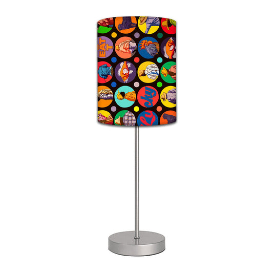 Stainless Steel Table Lamp For Living Room Bedroom -   Lucky Art Nutcase