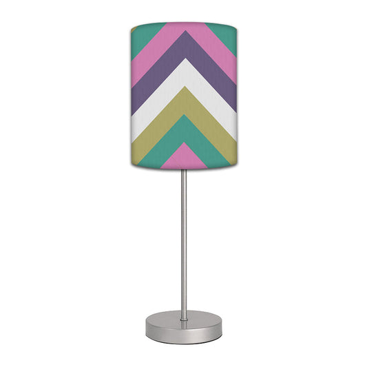 Stainless Steel Table Lamp For Living Room Bedroom -   Chevron (Single Peak) Nutcase