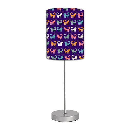 Stainless Steel Table Lamp For Living Room Bedroom -   Sweet Cats Nutcase