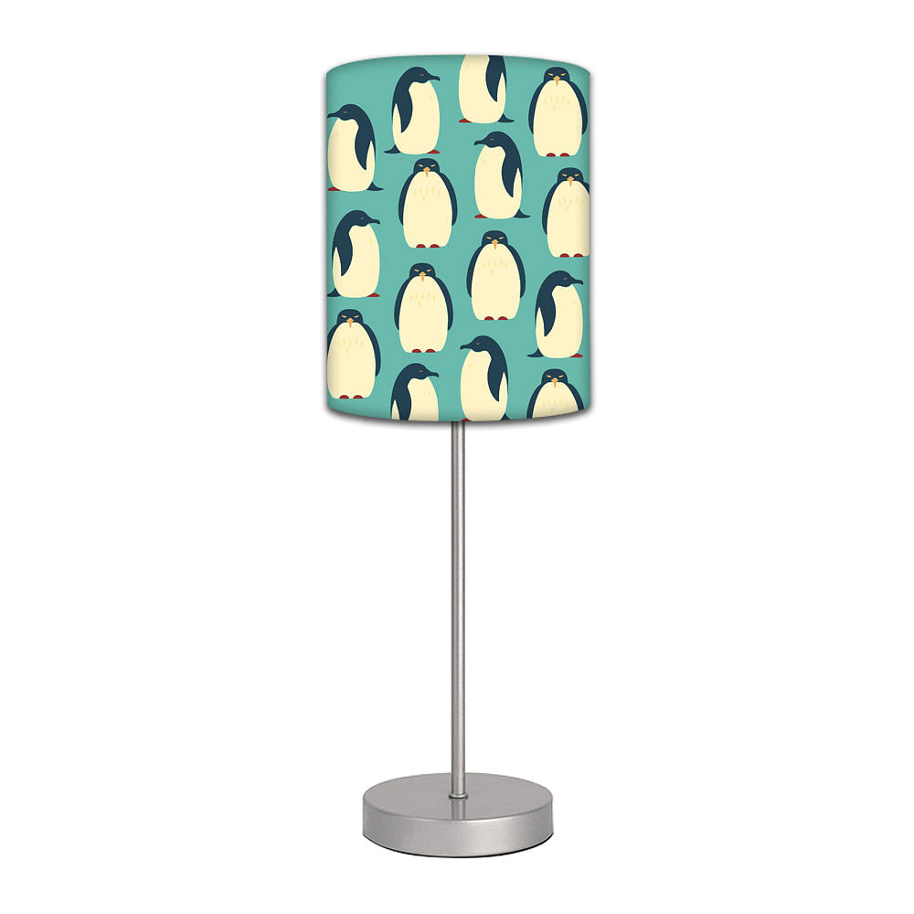 Stainless Steel Table Lamp For Living Room Bedroom -   enguin Talk Nutcase