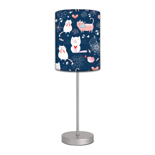 Stainless Steel Table Lamp For Living Room Bedroom -   It's A Cats World Nutcase
