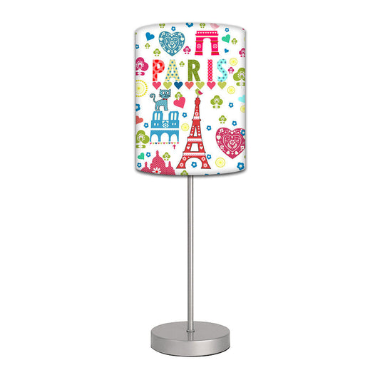 Stainless Steel Table Lamp For Living Room Bedroom -   Love in Paris Nutcase