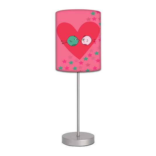 Stainless Steel Table Lamp For Living Room Bedroom -   Loving Birds Nutcase