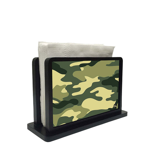 Tissue Holder Paper Napkin Stand - Camo Nutcase