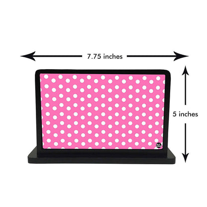 Tissue Holder Paper Napkin Stand - Pink Dots Nutcase