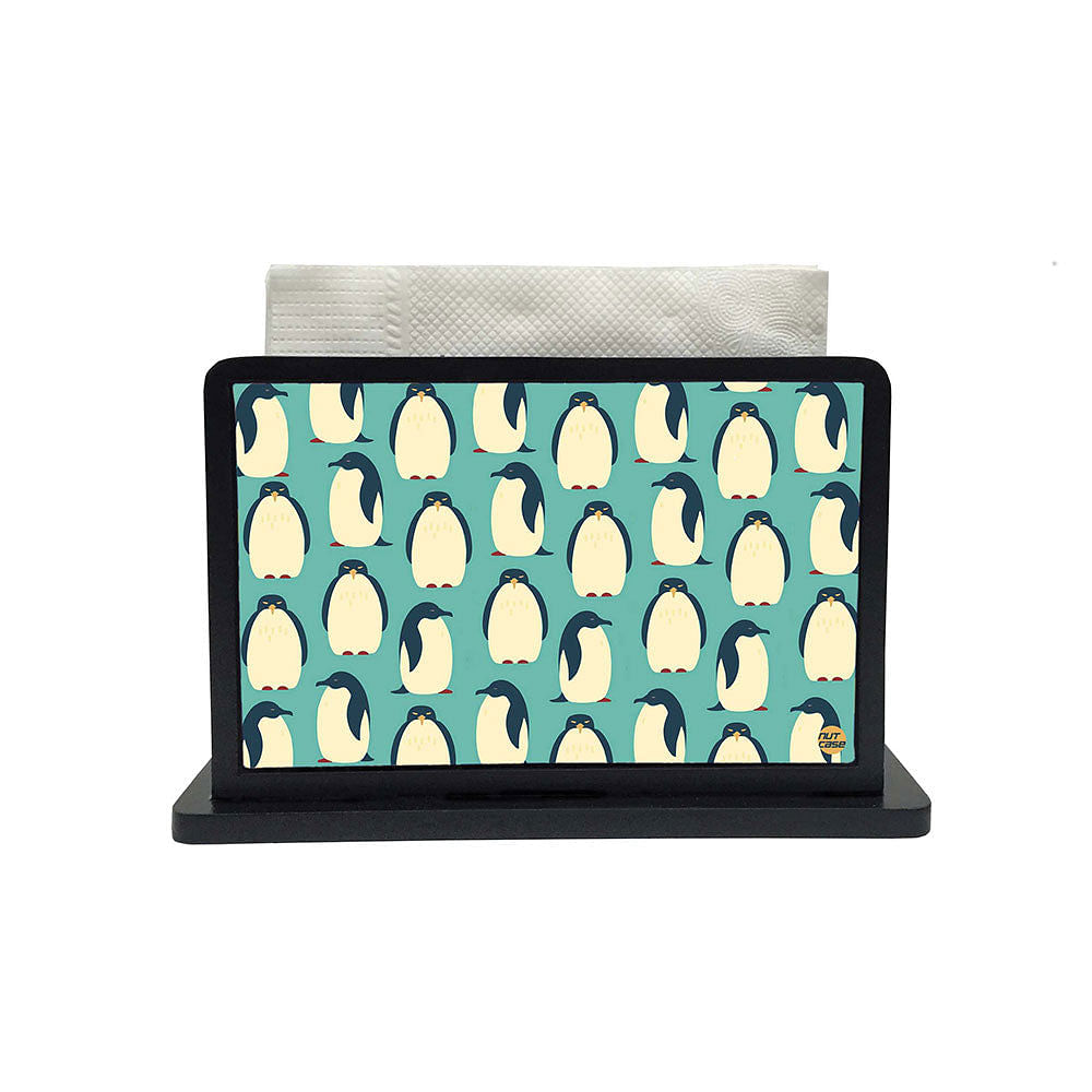 Tissue Holder Paper Napkin Stand - Pengwins Nutcase