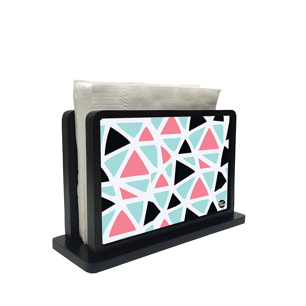 Tissue Holder Paper Napkin Stand - Diamond Pattern Nutcase