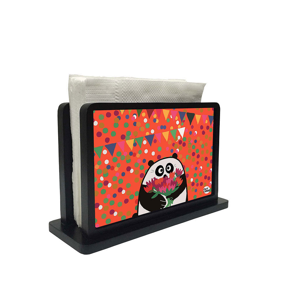 Tissue Holder Paper Napkin Stand - Panda Nutcase