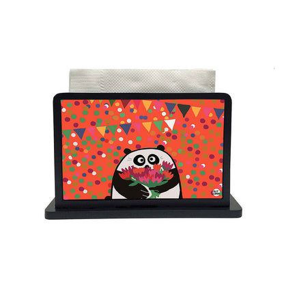 Tissue Holder Paper Napkin Stand - Panda Nutcase