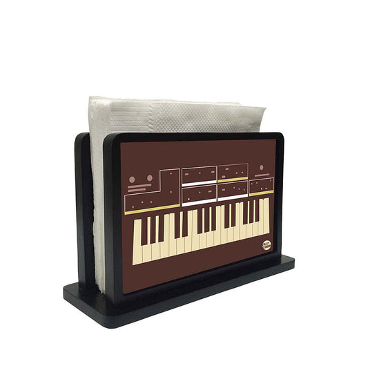 Tissue Holder Paper Napkin Stand - Retro Keyboard Nutcase