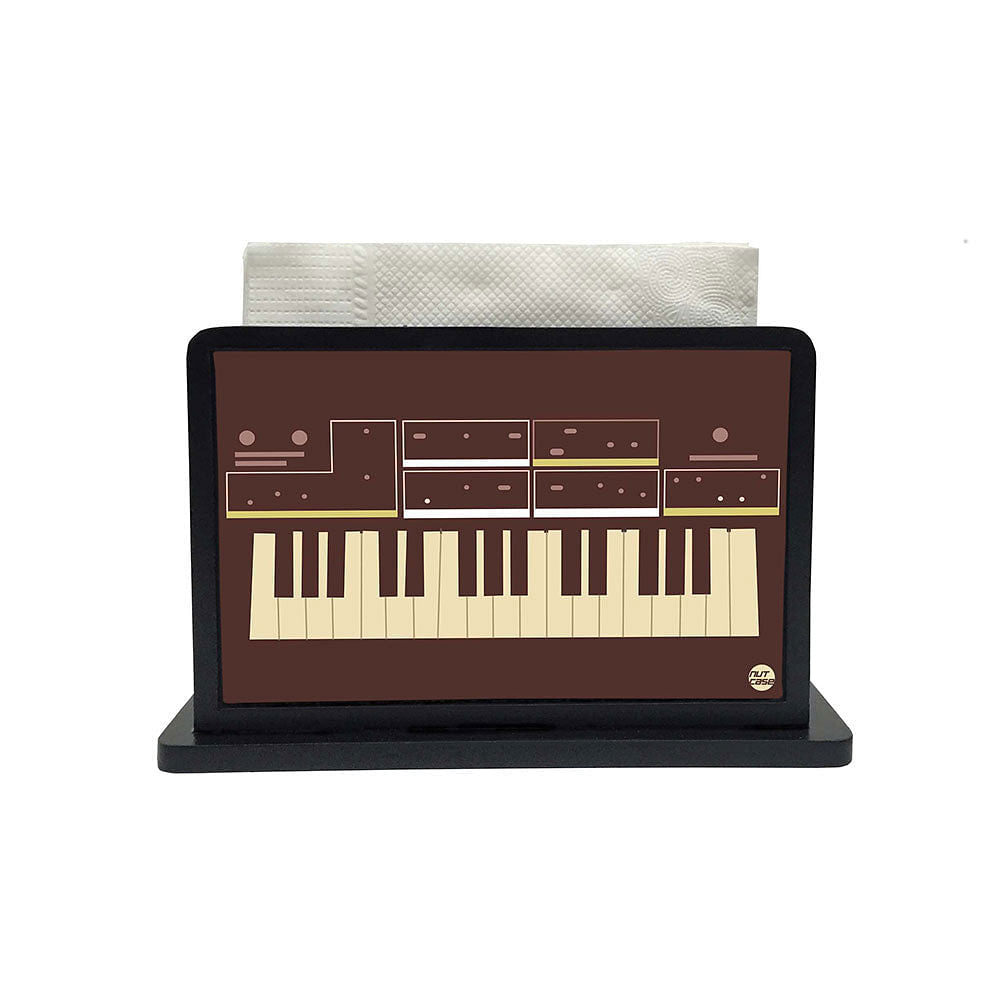 Tissue Holder Paper Napkin Stand - Retro Keyboard Nutcase