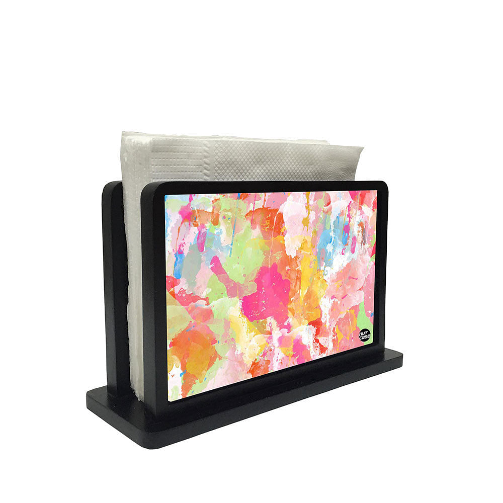 Tissue Holder Paper Napkin Stand - Beautifull WaterColors Nutcase