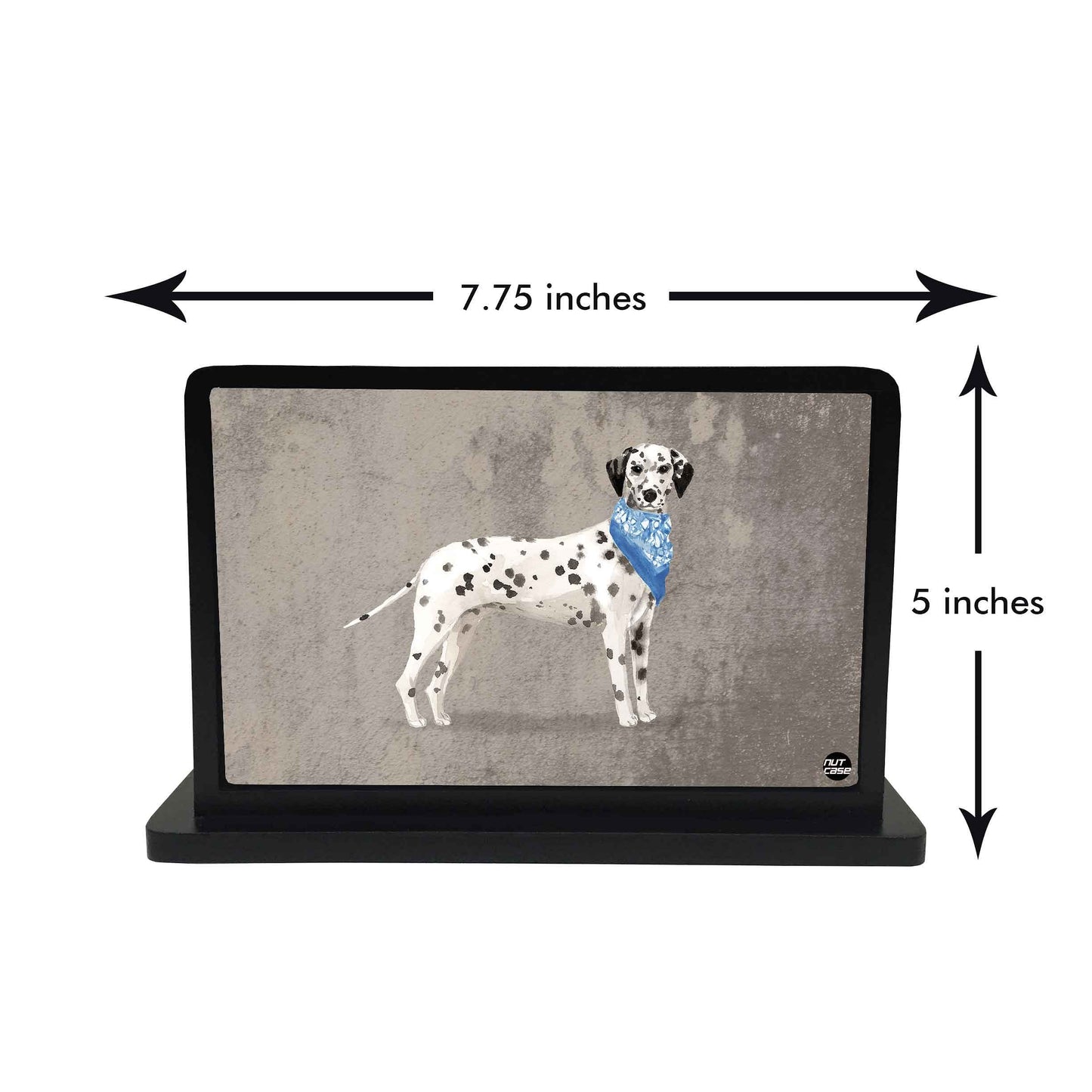 Tissue Holder Paper Napkin Stand - Dalmating Dog Nutcase