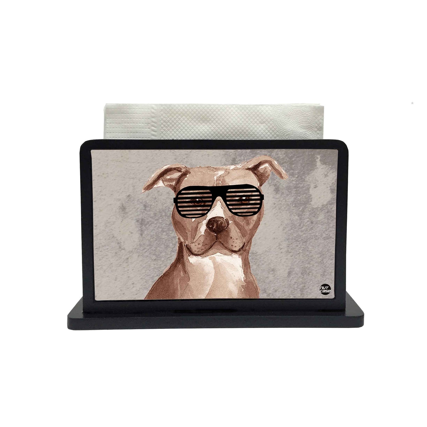 Tissue Holder Paper Napkin Stand - Speck Dog Nutcase