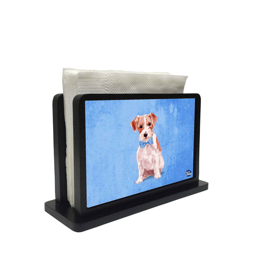 Tissue Holder Paper Napkin Stand - Sweet Doggy Nutcase