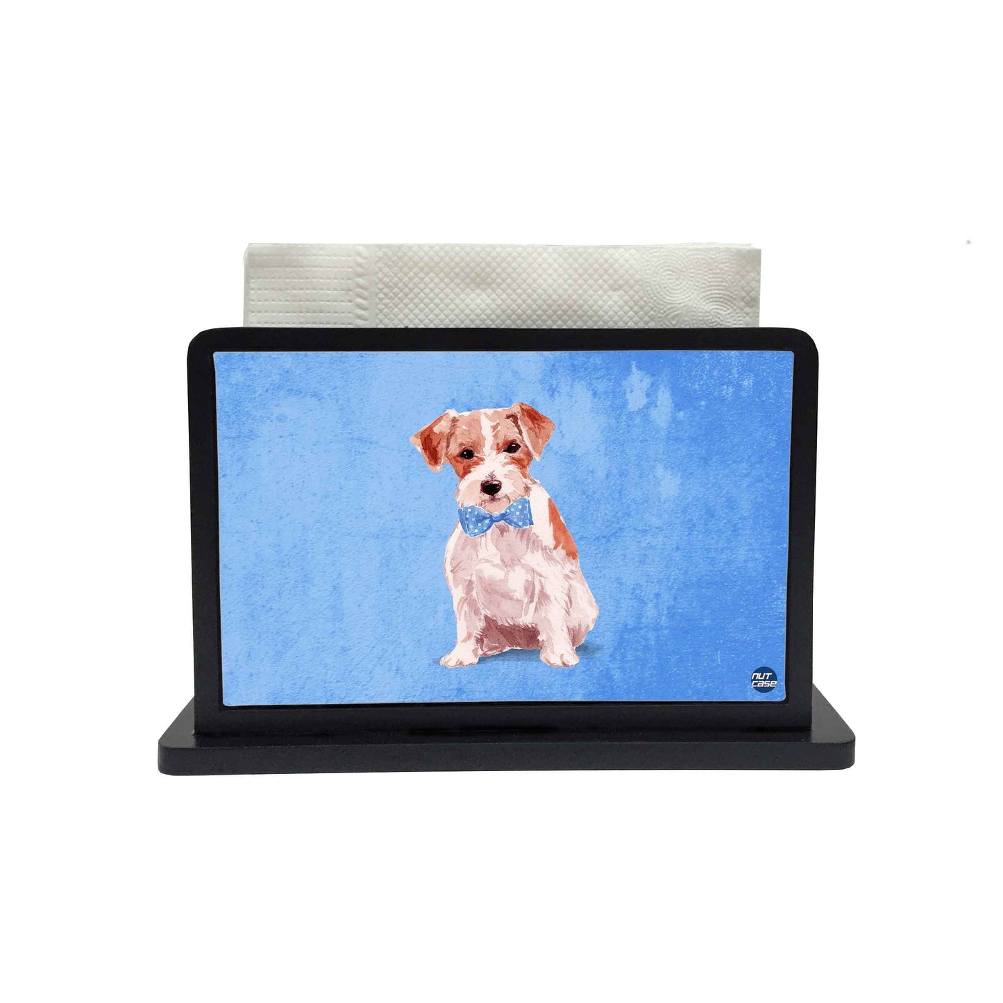 Tissue Holder Paper Napkin Stand - Sweet Doggy Nutcase