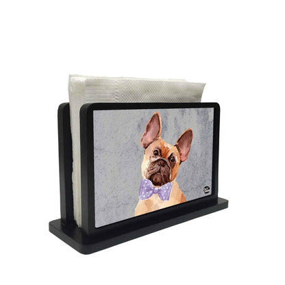 Tissue Holder Paper Napkin Stand - Sweet Dog Face Nutcase