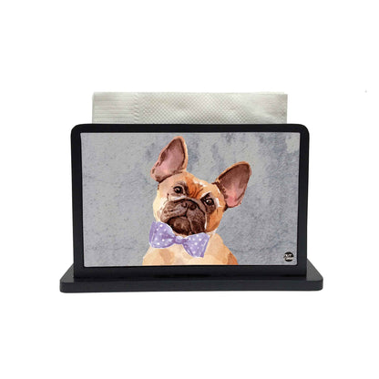 Tissue Holder Paper Napkin Stand - Sweet Dog Face Nutcase