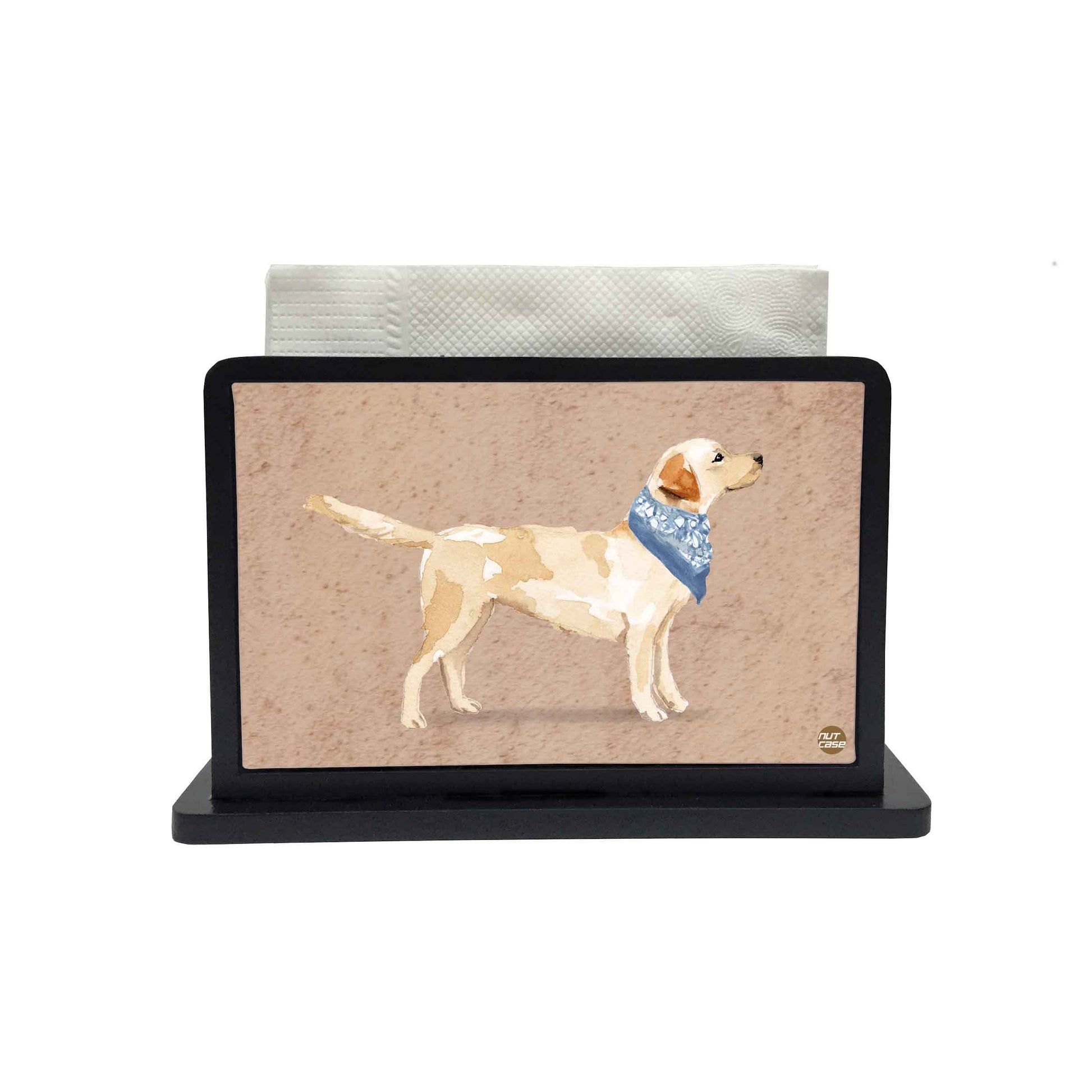 Tissue Holder Paper Napkin Stand - Good Dog Nutcase