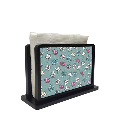 Tissue Holder Paper Napkin Stand -  VINTAGE FLOWER PATTERN Nutcase