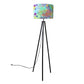 Tripod Floor Lamp Standing Light for Living Rooms -Watercolor Nutcase