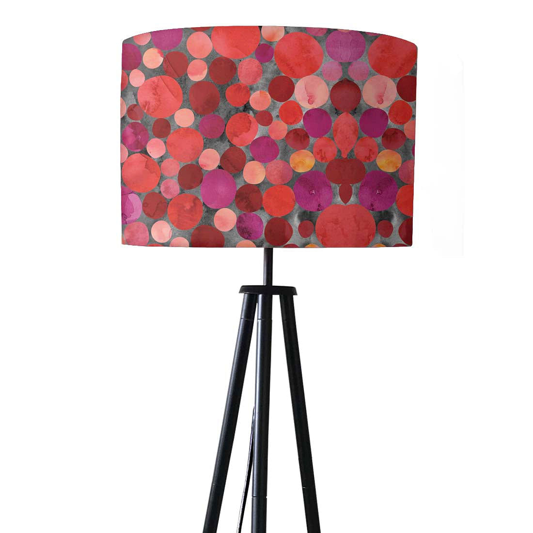 Tripod Floor Lamp Light for Living Room -  Red Confetti Nutcase