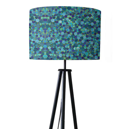 Tripod Standing Floor Lamp -Dark Blue Confetti Nutcase