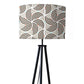 Tripod Floor Lamp Standing Light for Living Rooms -Semi Circles Nutcase