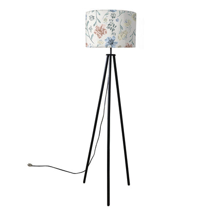 Tripod Floor Lamp Standing Light for Living Rooms -Spring Florals Nutcase