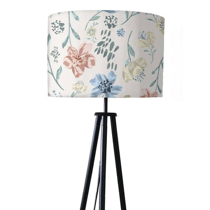 Tripod Floor Lamp Standing Light for Living Rooms -Spring Florals Nutcase