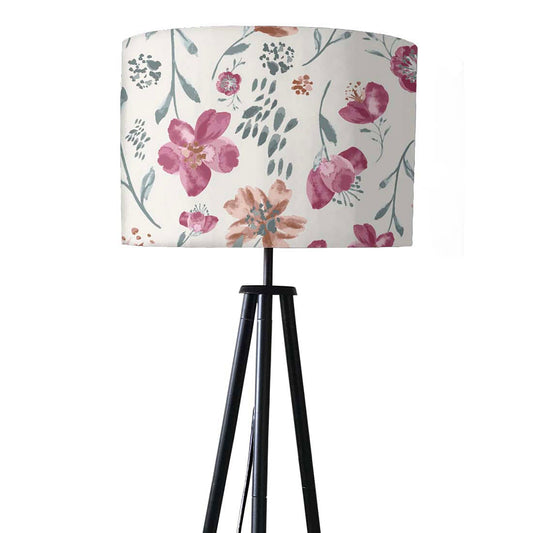 Tripod Standing Floor Lamp -Summer Flowers Nutcase